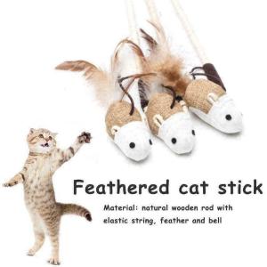 Cat Pet Supplies Toy Kitten Interactive Teaser Stick Tickler Feather Toys B5V9 Cat Pet Supplies Toy Kitten Interactive Teaser Stick Tickler Feather Toys B5V9