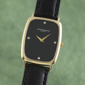 Vacheron & Constantin Geneve 18K Gold Handaufzug Diamanten Herrenuhr Ref. 7590P Vacheron & Constantin Geneve 18K Gold Handaufzug Diamanten Herrenuhr Ref. 7590P