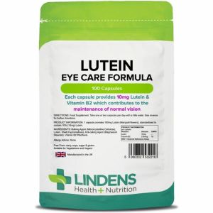 Lindens Lutein tablets 10mg 100 Capsules Quality Natural Health Supplement Lindens Lutein tablets 10mg 100 Capsules Quality Natural Health Supplement