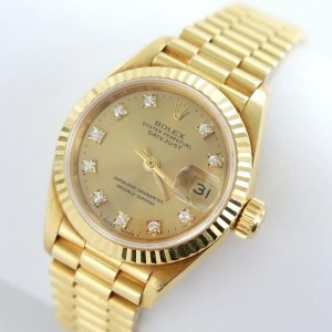 Rolex Datejust Lady 18kt Gold 750er 69178 Diamant Zifferblatt Rolex Datejust Lady 18kt Gold 750er 69178 Diamant Zifferblatt