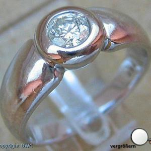 Brillantring 750 Weißgold Ring Brillant Solitär 0,30 ct. Brillanten Diamond Brillantring 750 Weißgold Ring Brillant Solitär 0,30 ct. Brillanten Diamond