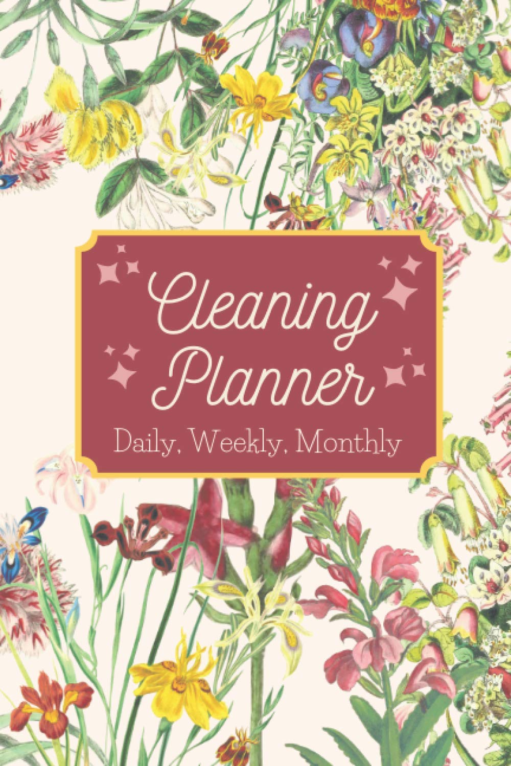 Cleaning Planner | Daily , Weekly , Monthly: Cleaning Schedule and Checklist , Household Chores with Check Lists and To Do Lists , Home Cleaning … Chores Planner for Daily, Weekly and Monthly