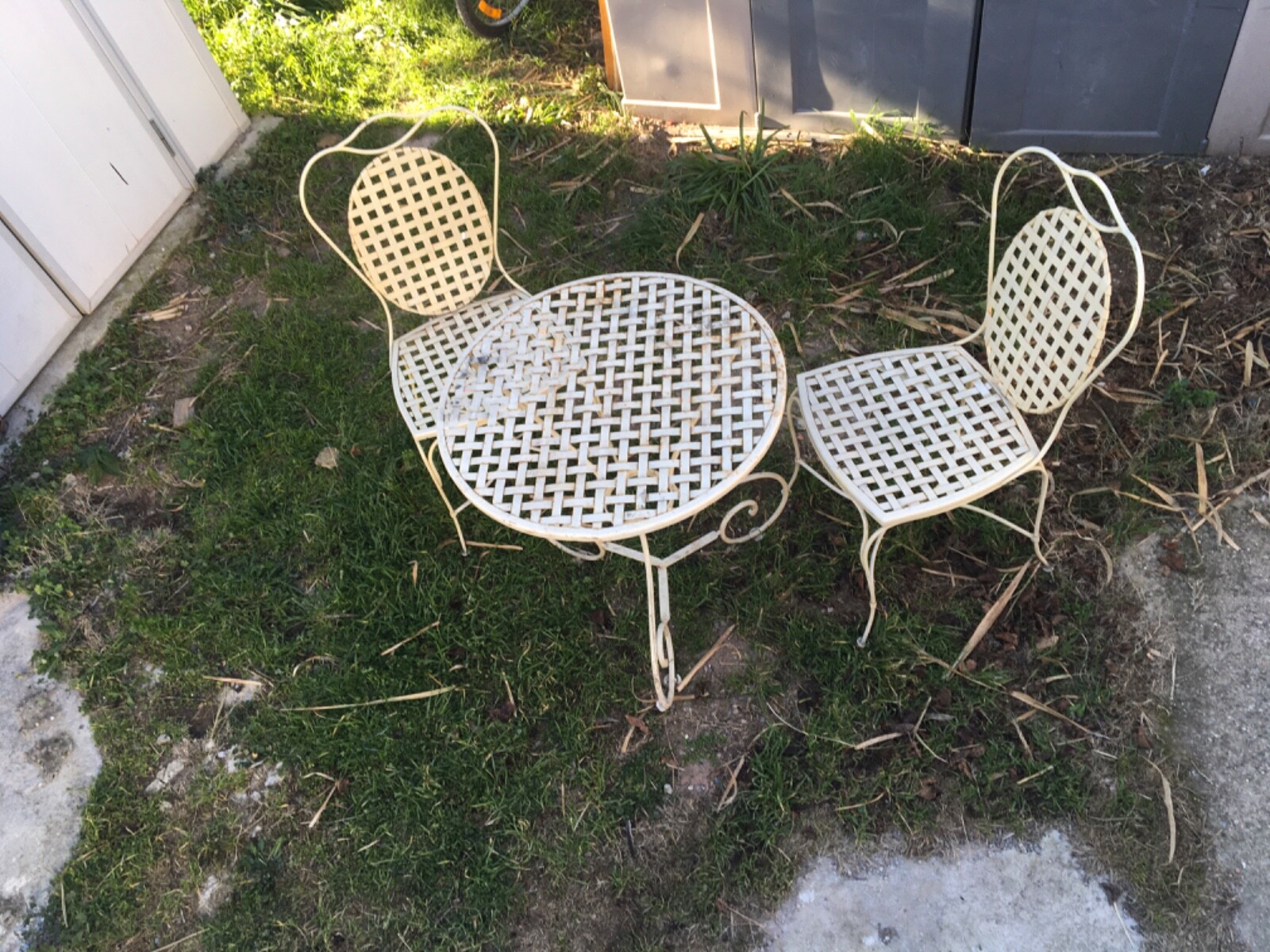 Salon de jardin en fer forgé Salon de jardin en fer forgé