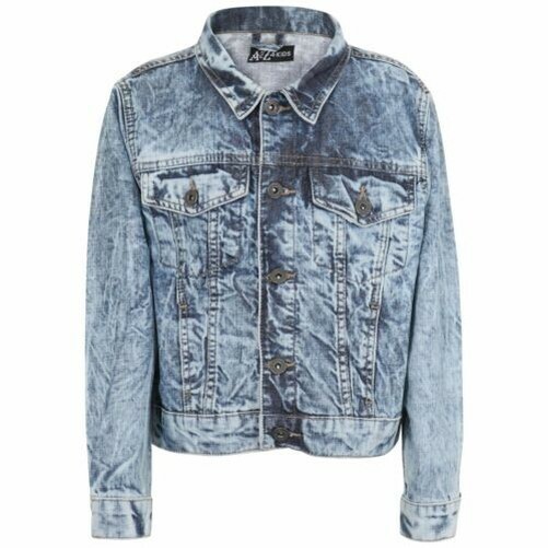 Enfants New Mode Jeans Veste Bleu Moyen Tie And Dye Manteau Pour Ans Fille 3-13
