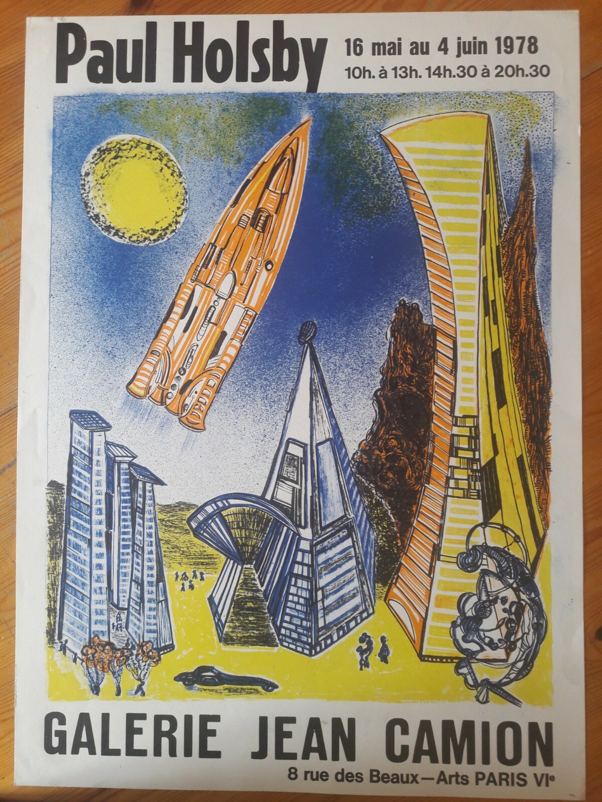 2 affiches couleur. PAUL HOLSBY. Années 78 et 73. 2 affiches couleur. PAUL HOLSBY. Années 78 et 73.