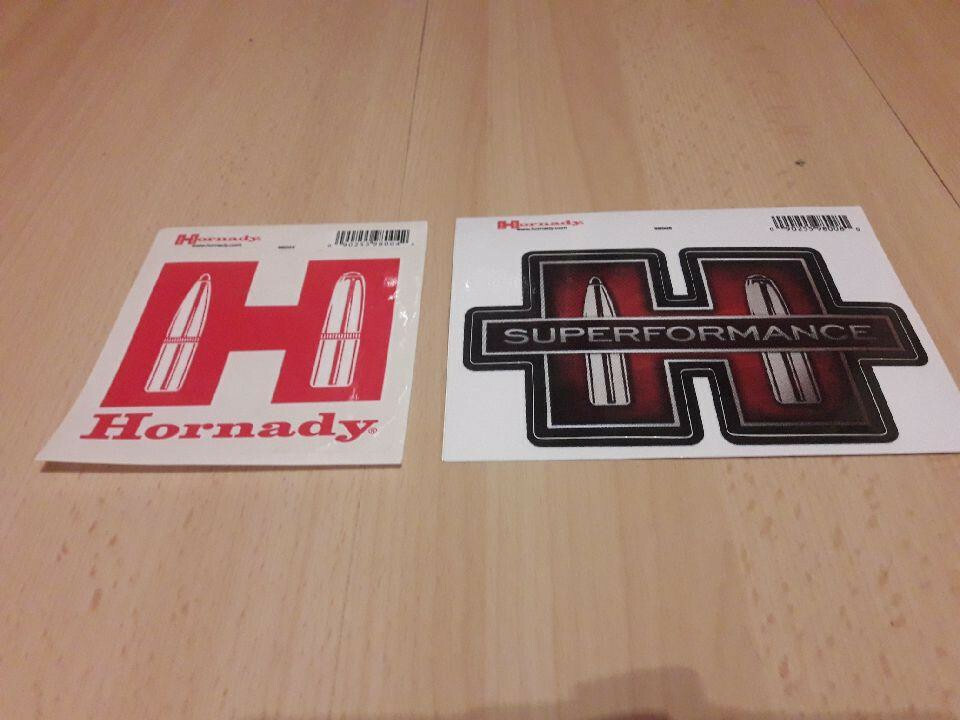 2 Autocollants – Chasse. arme cartouche munition hornady 2 Autocollants – Chasse. arme cartouche munition hornady