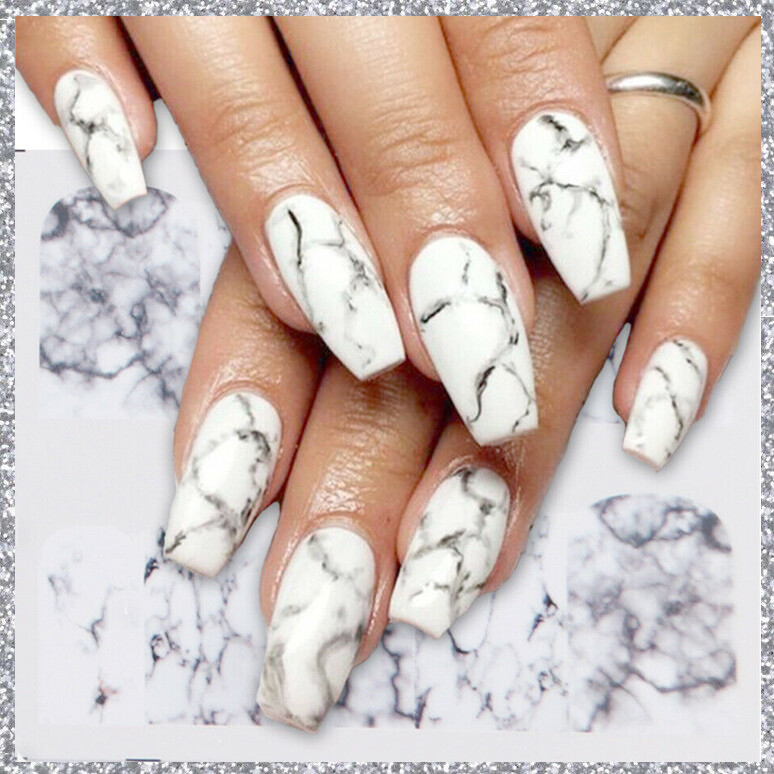 ❤️NOUVEAU STICKERS MARBRE BIJOUX ONGLES WATER DECALS MANUCURE NAIL ART