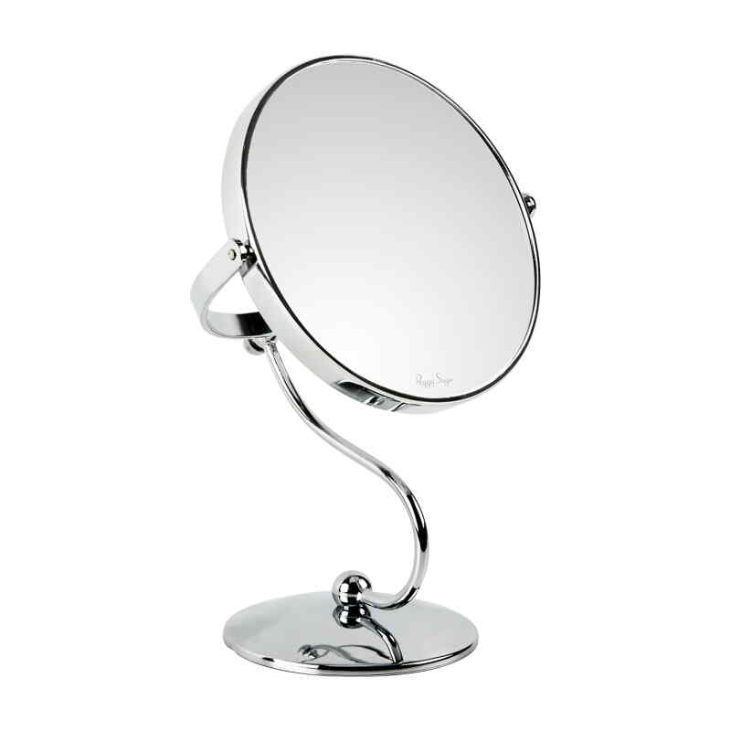 PEGGY SAGE MIROIR GROSSISSANT X 10 DOUBLE FACE SUR PIED DIAMETRE 15 cm