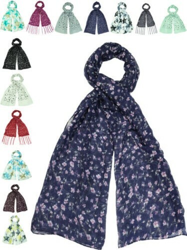 Femmes Écharpes Multi Paquet Imprimé Souple Léger Écharpe Châle Accessoires Neuf Femmes Écharpes Multi Paquet Imprimé Souple Léger Écharpe Châle Accessoires Neuf