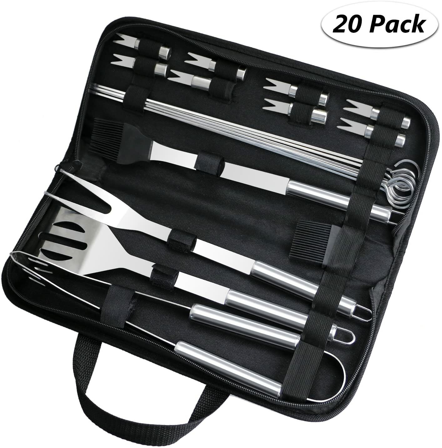 Accessoires Kits Outils Barbecue x20 Ustensile De Cuisine En Acier Inoxydable Accessoires Kits Outils Barbecue x20 Ustensile De Cuisine En Acier Inoxydable