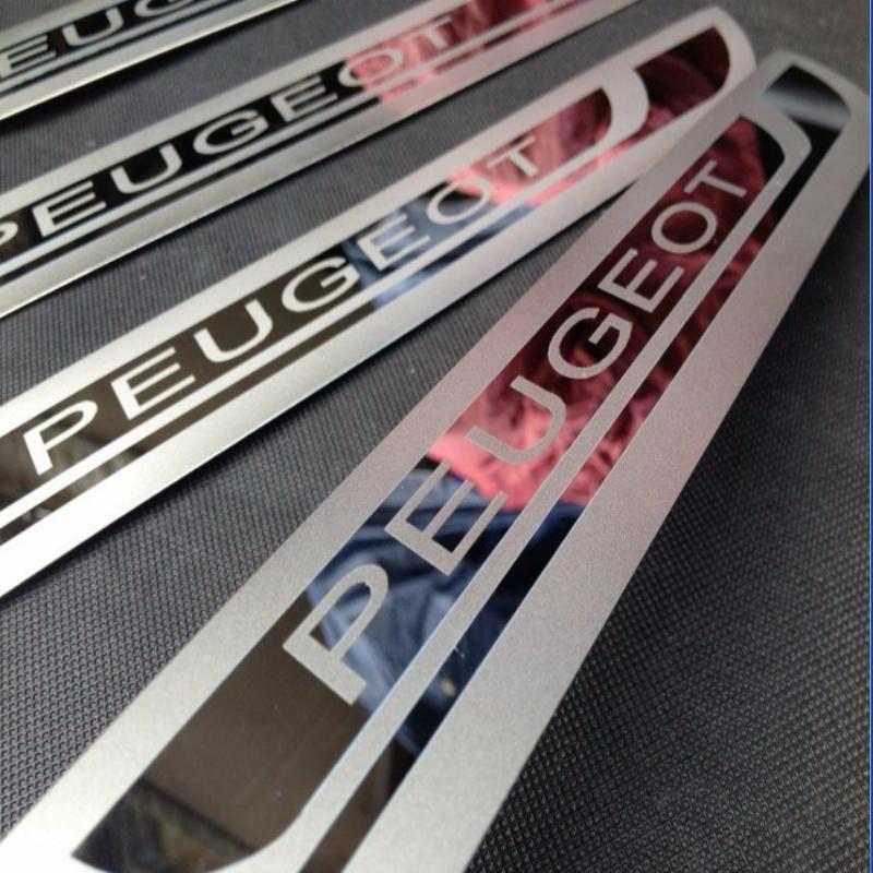 Voiture Pièces for Peugeot Auto Accessoires seuils de porte Portière Car Pédales