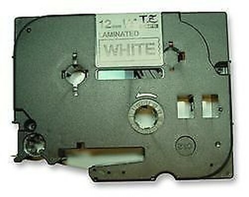 12MM Noir Sur Blanc Bande – Étiquette Imprimante Bureau Consommables – OE01024 12MM Noir Sur Blanc Bande – Étiquette Imprimante Bureau Consommables – OE01024