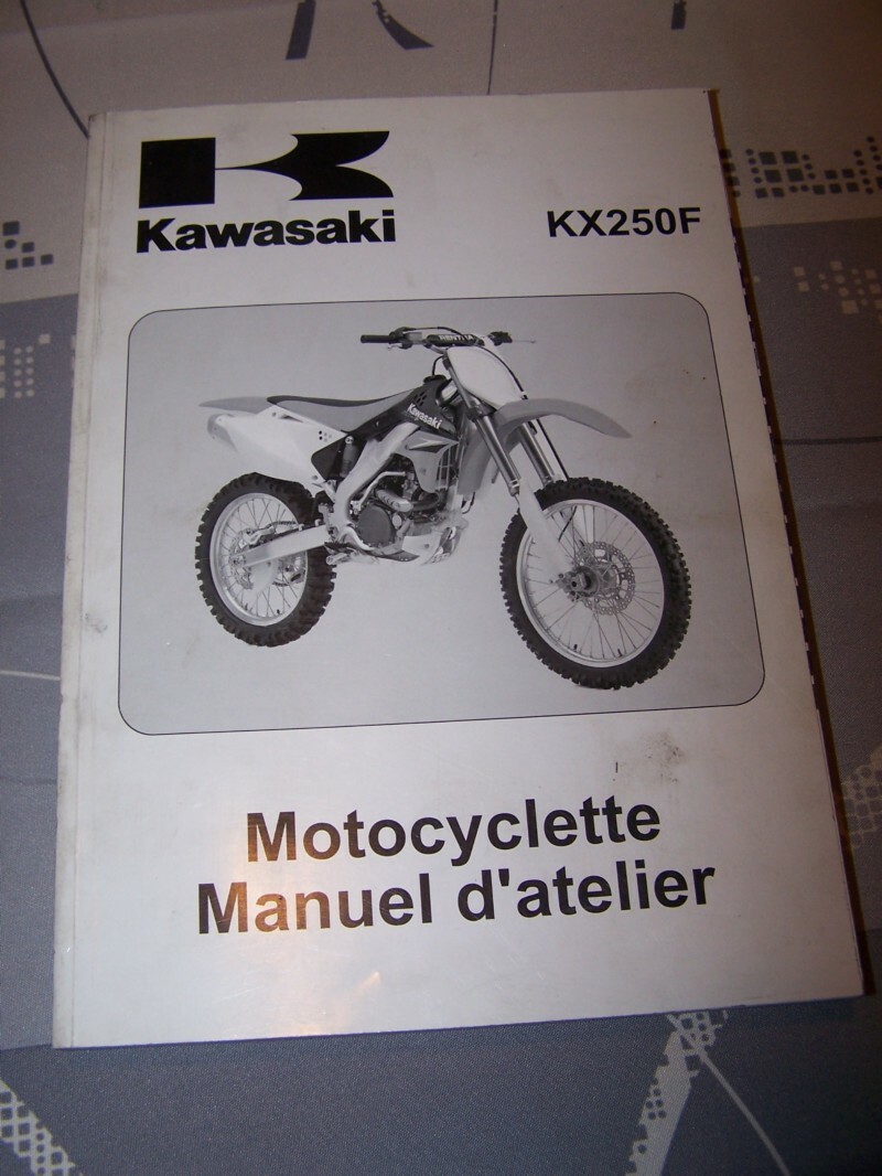 I8 Manuel d’atelier/Workshop service Manual Kawasaki Motocyclette KX250F KX 250