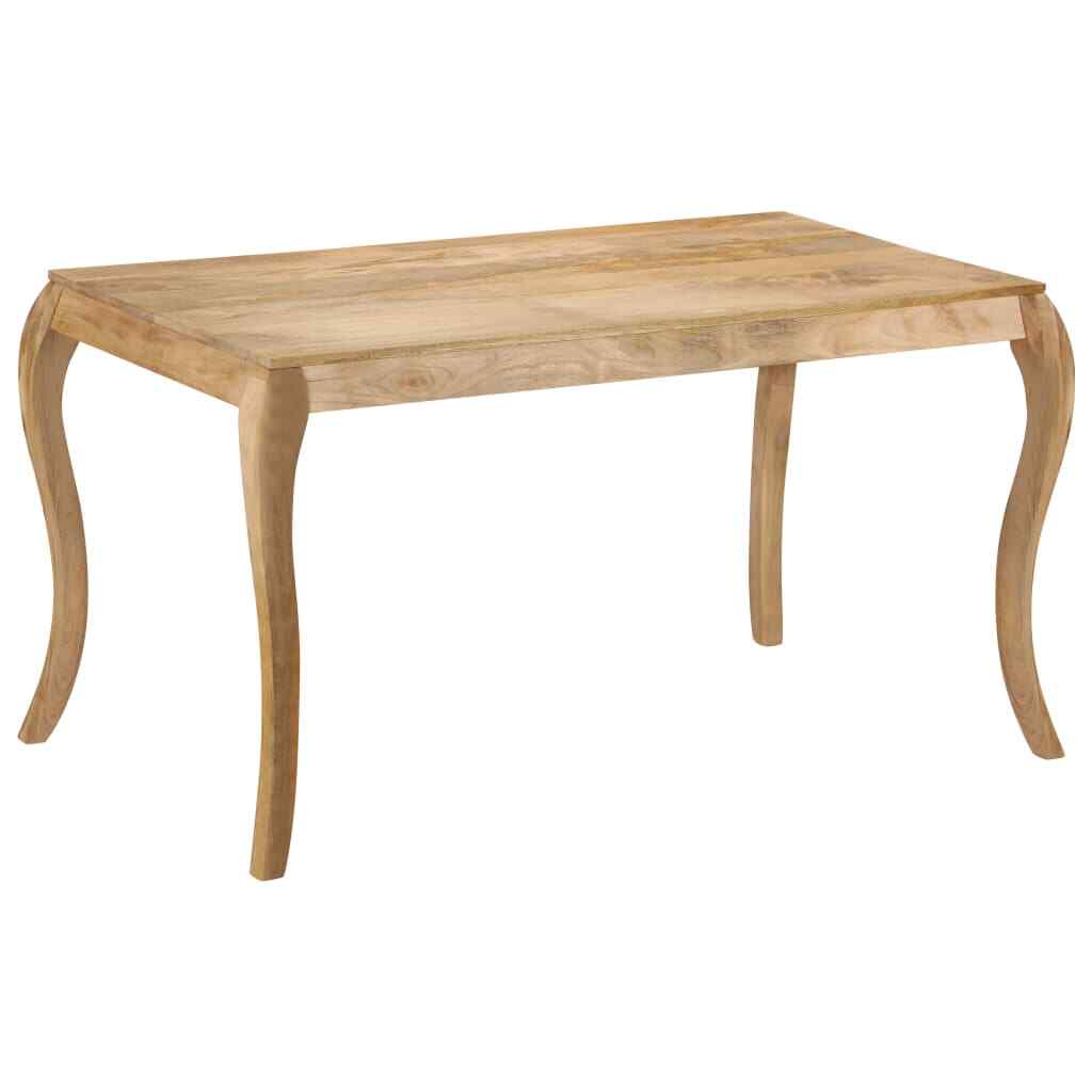 vidaXL Bois de Manguier Massif Table de Salle à Manger 135x75x76 cm Cuisine vidaXL Bois de Manguier Massif Table de Salle à Manger 135x75x76 cm Cuisine