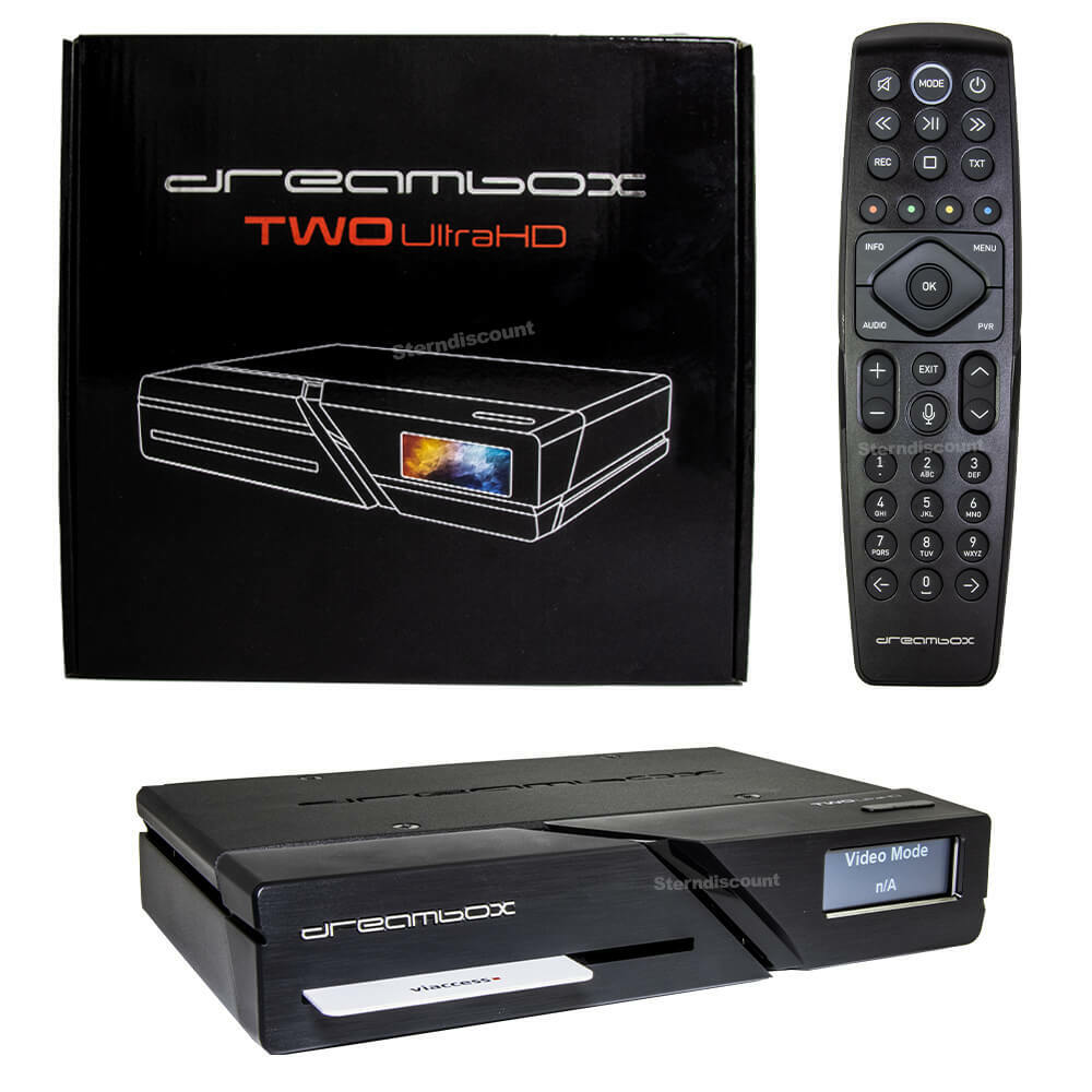 Dreambox Two Ultra HD 4K BT 2x DVB-S2X MIS Tuner 2160p E2 Linux Dual Wifi H.265