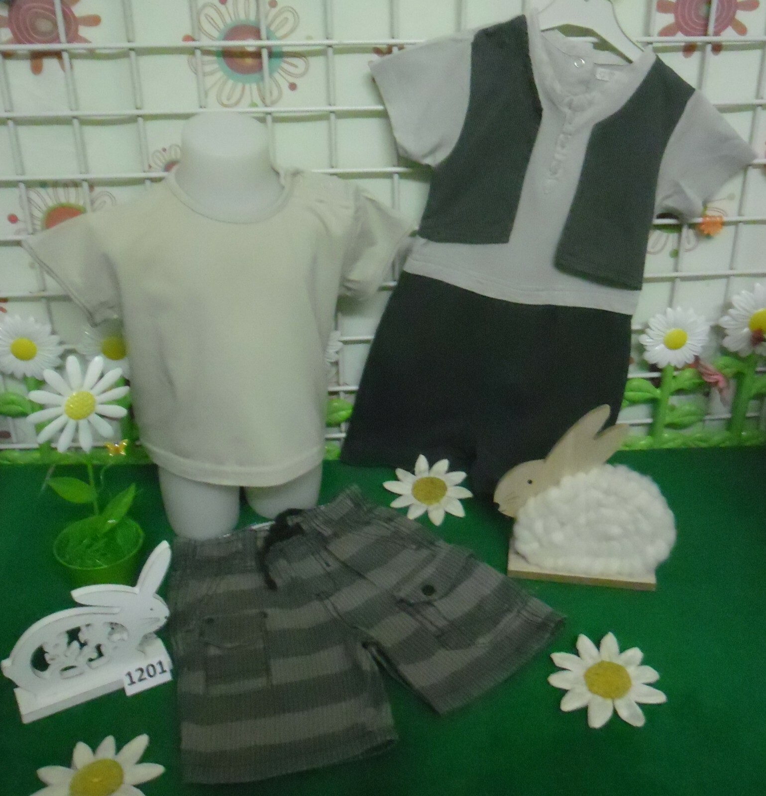 vêtements garçon 12 mois,combinaison,tee-shirt,short MEXX