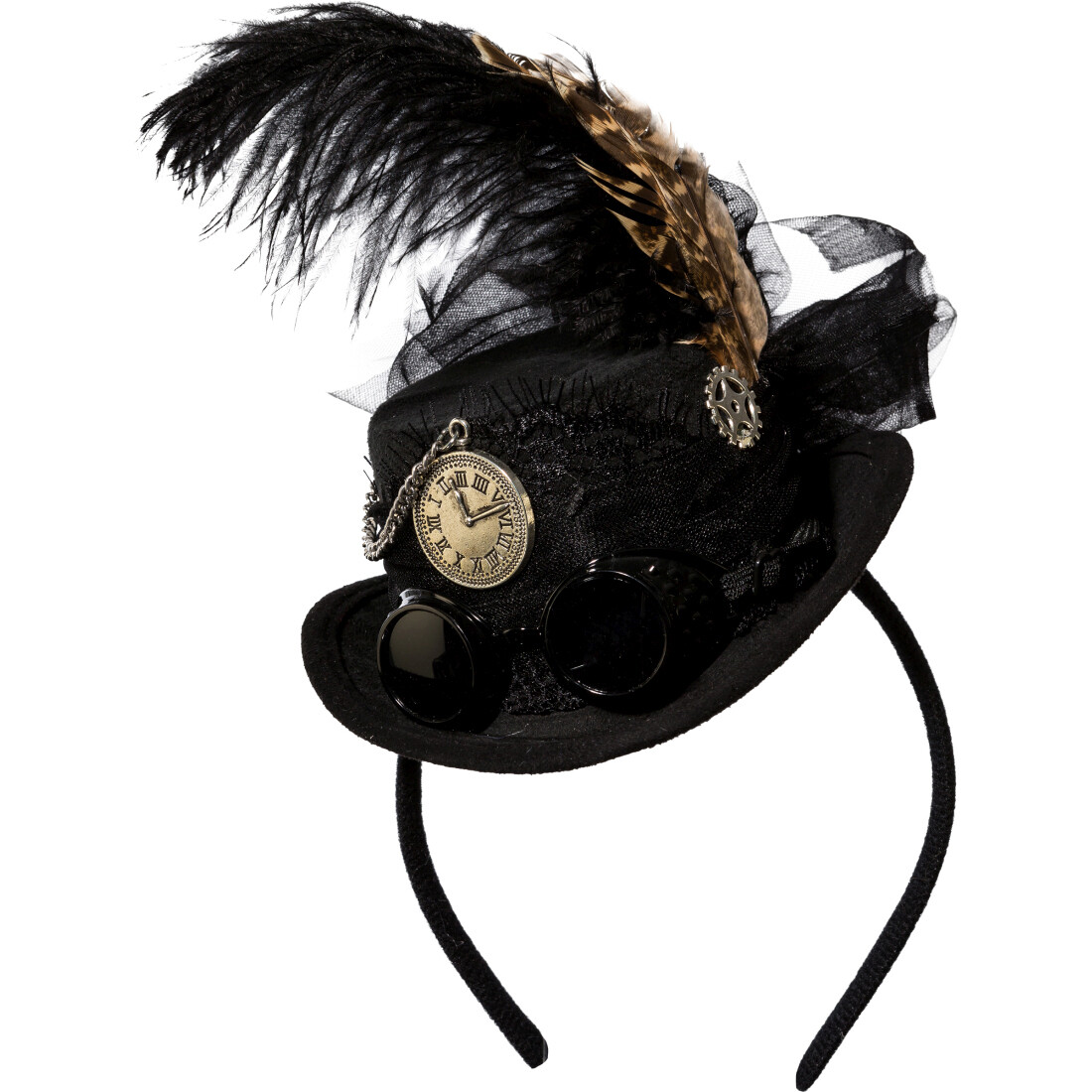 Steampunk Voilette avec Plumes Chic Gothique Bijou Femmes Chapeau Cheveux Steampunk Voilette avec Plumes Chic Gothique Bijou Femmes Chapeau Cheveux