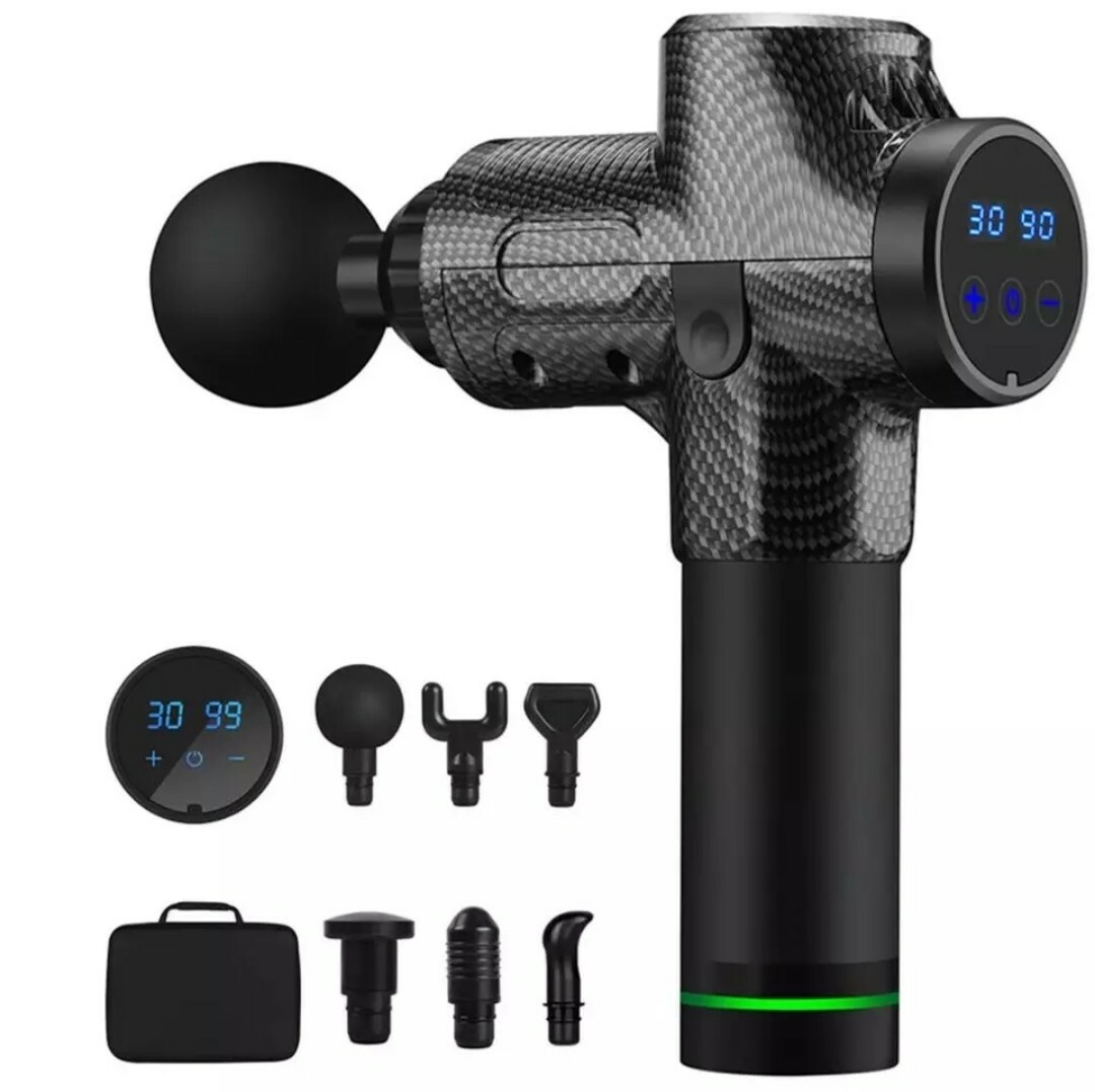 Pistolet de Massage Professionnel Electrique Relaxation Du Corps + Sac Transport Pistolet de Massage Professionnel Electrique Relaxation Du Corps + Sac Transport