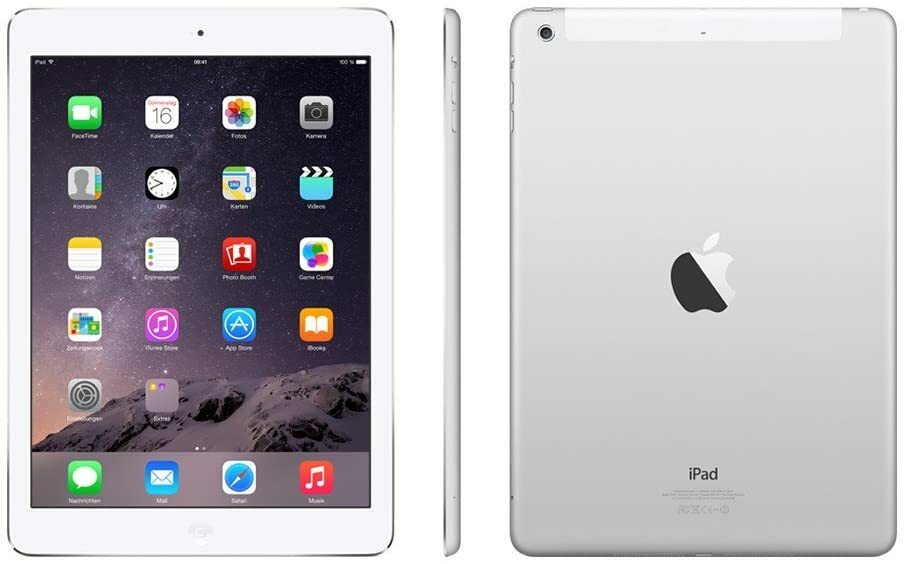 Apple IPAD Air 32GB Tablette 9.7 Wifi + LTE Argent 1. Gen. A1475 (MD795FD/A) Apple IPAD Air 32GB Tablette 9.7 Wifi + LTE Argent 1. Gen. A1475 (MD795FD/A)