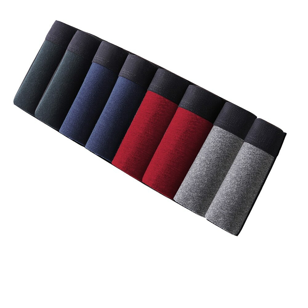 8pcs Boxer en coton doux pour homme sous-vêtements Sexy grande taille 8pcs Boxer en coton doux pour homme sous-vêtements Sexy grande taille