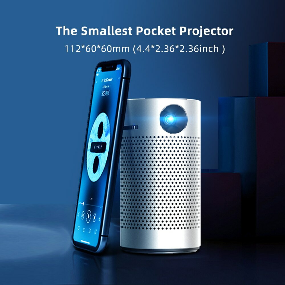 BYINTEK P7 projecteurs de poche Portable Pico intelligent android wifi 1080P