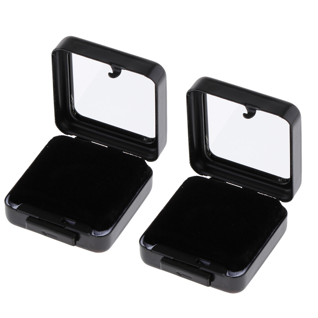 2 Boîtes à Diamant Organisateur de Bijoux Coffret de Pierres Précieuses