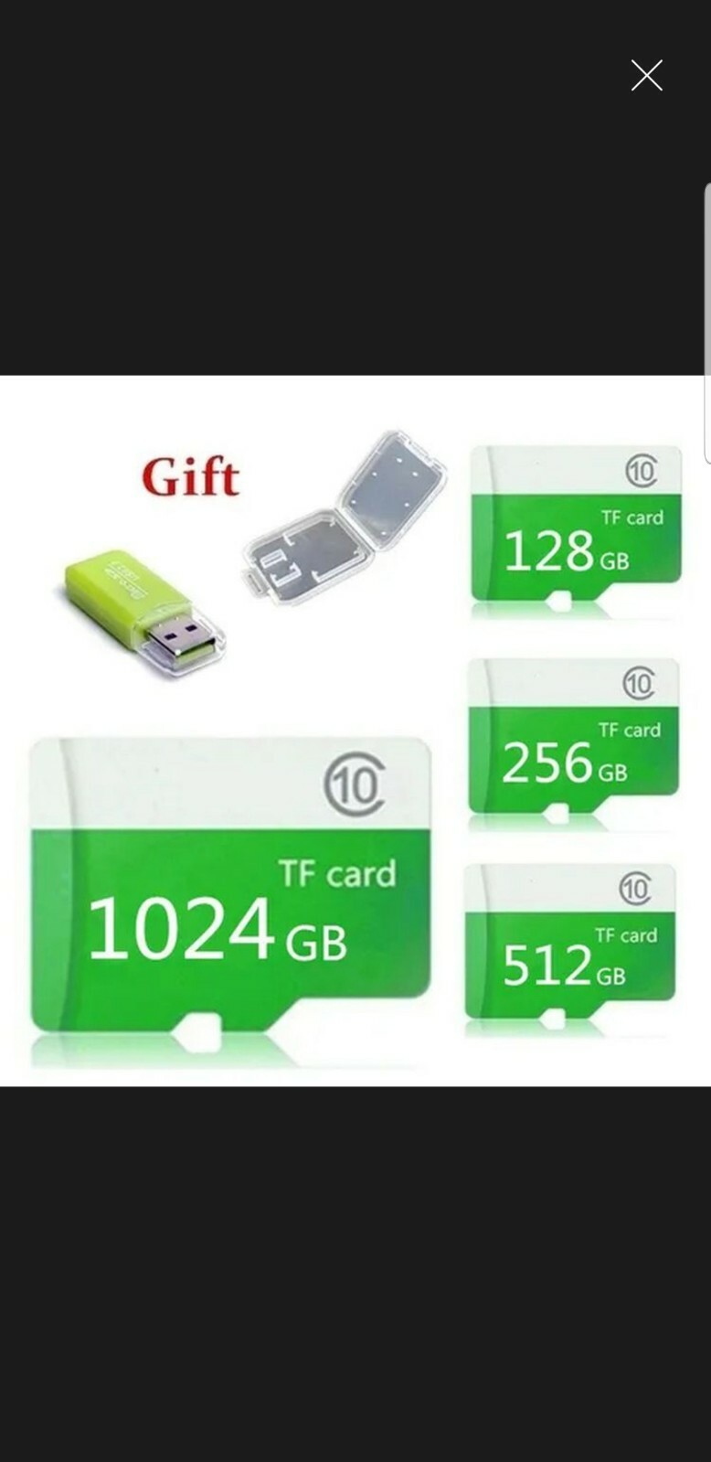 1024 Go 1To générique Micro SD TF carte mémoire flash classe 10+lecteur de carte 1024 Go 1To générique Micro SD TF carte mémoire flash classe 10+lecteur de carte