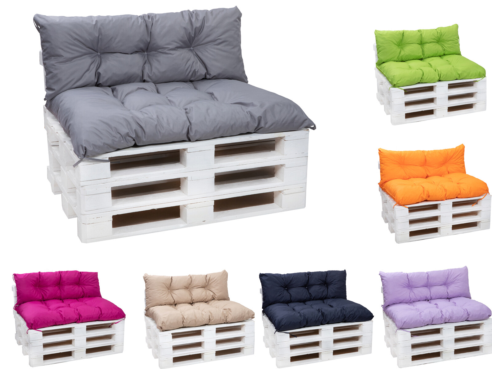 Coussins pour palettes, coussins pour salon de jardin,extérieurs,canape, durable
