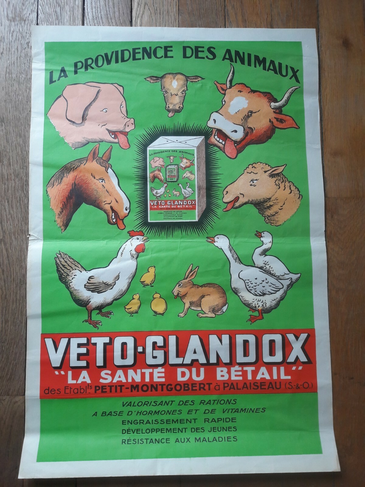 2 affiches. VETO.GLANDOX .” LA SANTE DU BETAIL “. Années 30. 2 affiches. VETO.GLANDOX .” LA SANTE DU BETAIL “. Années 30.