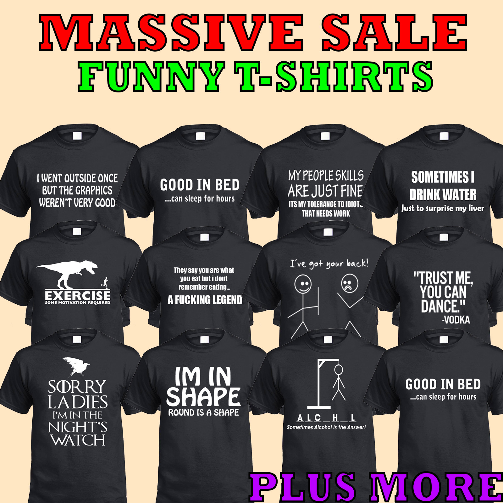 T-Shirt Humour pour Hommes Femmes Idéal Cadeau Noël Vêtements Nouveauté T-Shirt Humour pour Hommes Femmes Idéal Cadeau Noël Vêtements Nouveauté
