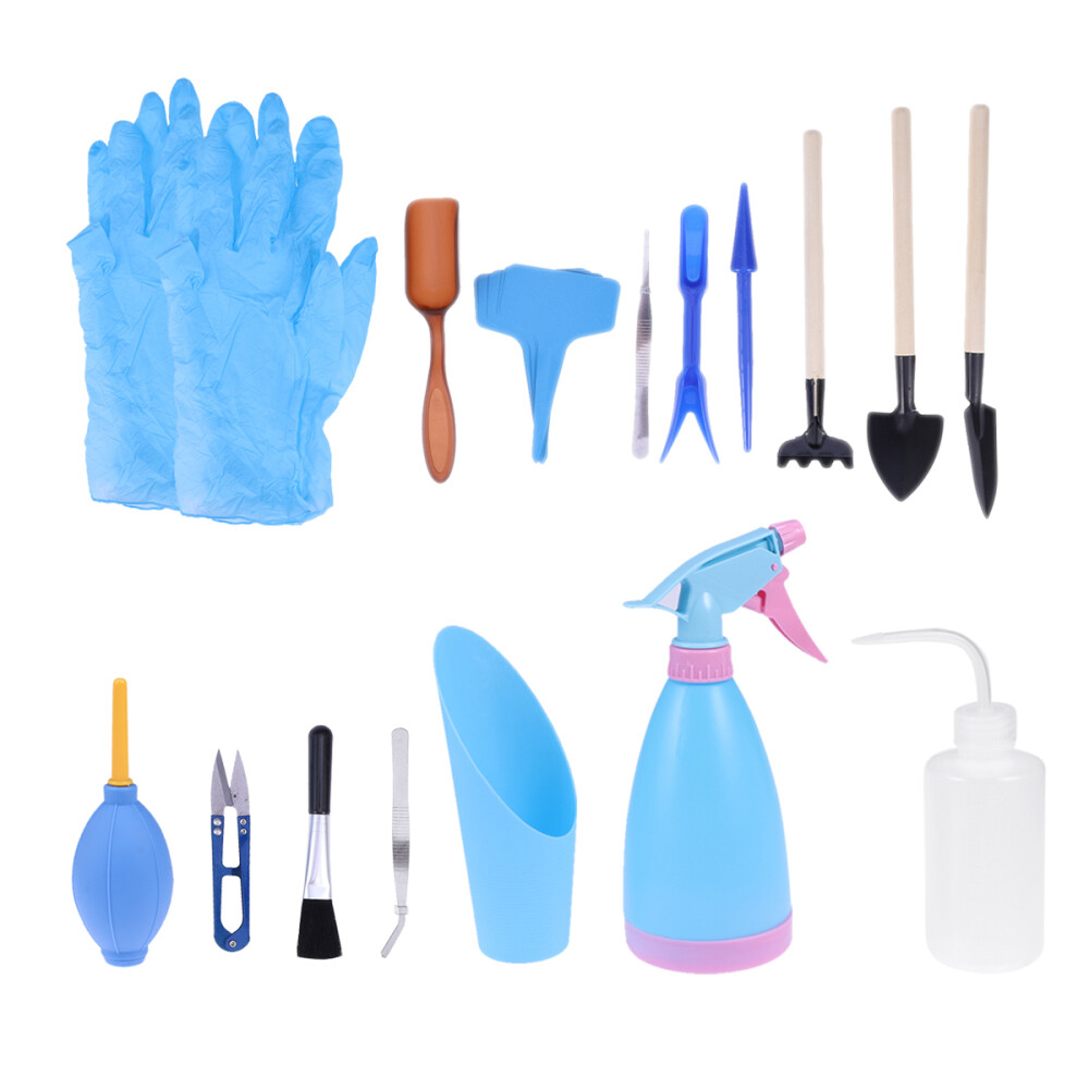 21pcs Outils de Jardinage en Plastique Succulentes Bouilloire Pelle pour Jardin 21pcs Outils de Jardinage en Plastique Succulentes Bouilloire Pelle pour Jardin