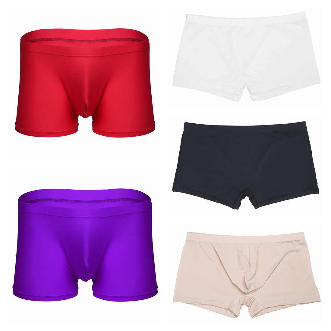 Soie Glacée Sous-vêtements pour Hommes – Boxer Slip Sexy Trunks Respirant Boxers Soie Glacée Sous-vêtements pour Hommes – Boxer Slip Sexy Trunks Respirant Boxers