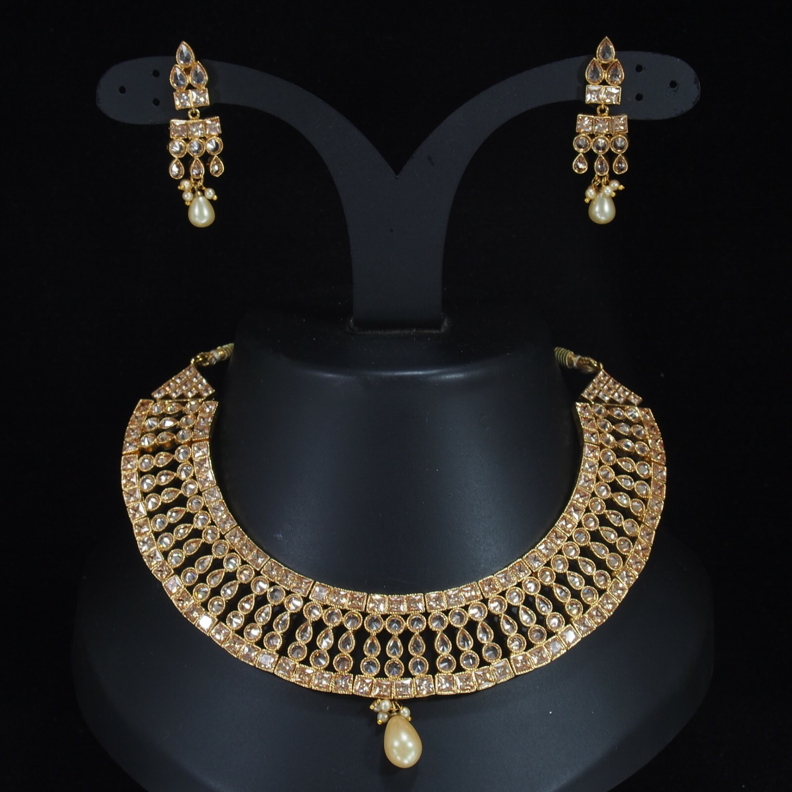 Traditionnel De Indien Bijoux Usure Pour Indien Festival Occasion Cuivre Collier