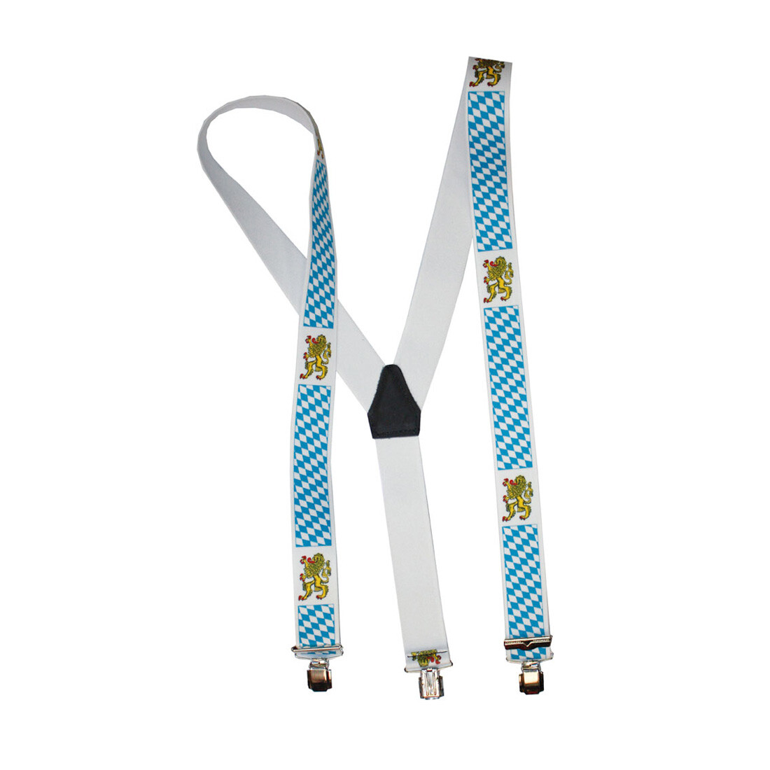 Bavière Bretelles pour Pantalon Fête de la Bière Accessoires Bayer Bleu Blanc