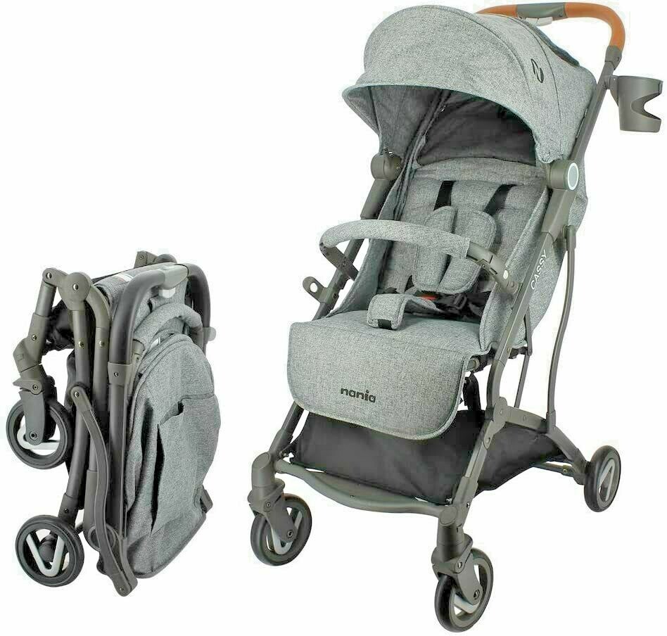 Poussette Bebe Puericulture Legere Compacte Pliable Maniable Panier Rangement