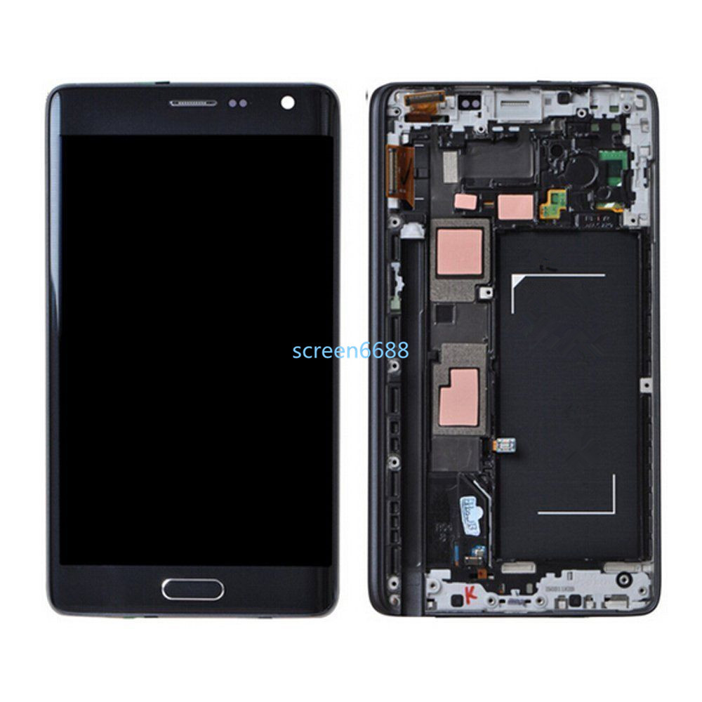 Pour Samsung Galaxy Note 4 Edge N915F écran LCD Vitre Tactile sur châssis Gris Pour Samsung Galaxy Note 4 Edge N915F écran LCD Vitre Tactile sur châssis Gris