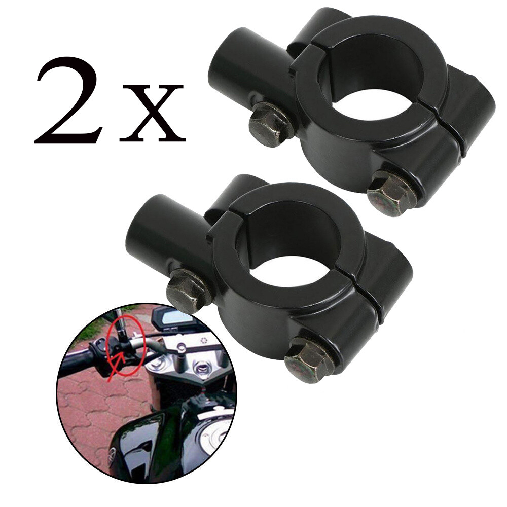 2*Support de miroir Fixation pour moto Vélo Montage Guidon Retroviseur 10mm 7/8″ 2*Support de miroir Fixation pour moto Vélo Montage Guidon Retroviseur 10mm 7/8″