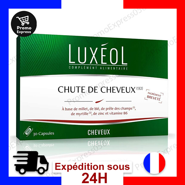 Luxéol – Chute de Cheveux – Complément alimentaire – 30 capsules – 26.4 g Luxéol – Chute de Cheveux – Complément alimentaire – 30 capsules – 26.4 g
