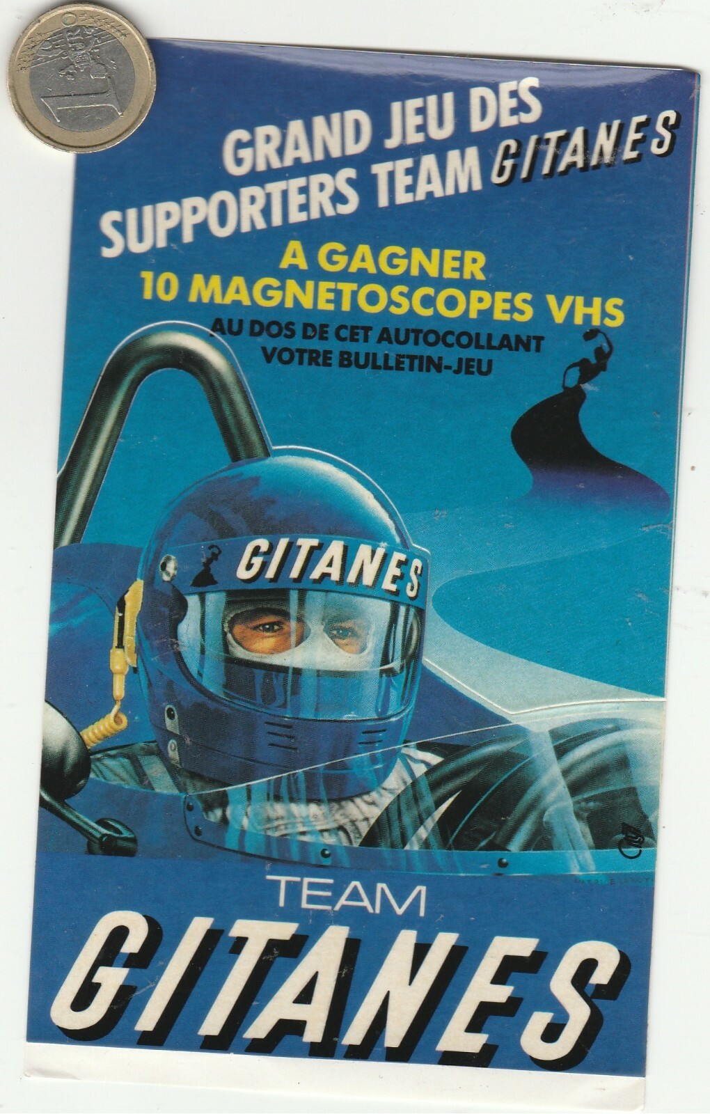 Autocollants GITANES. FORMULE 1. Autocollants GITANES. FORMULE 1.