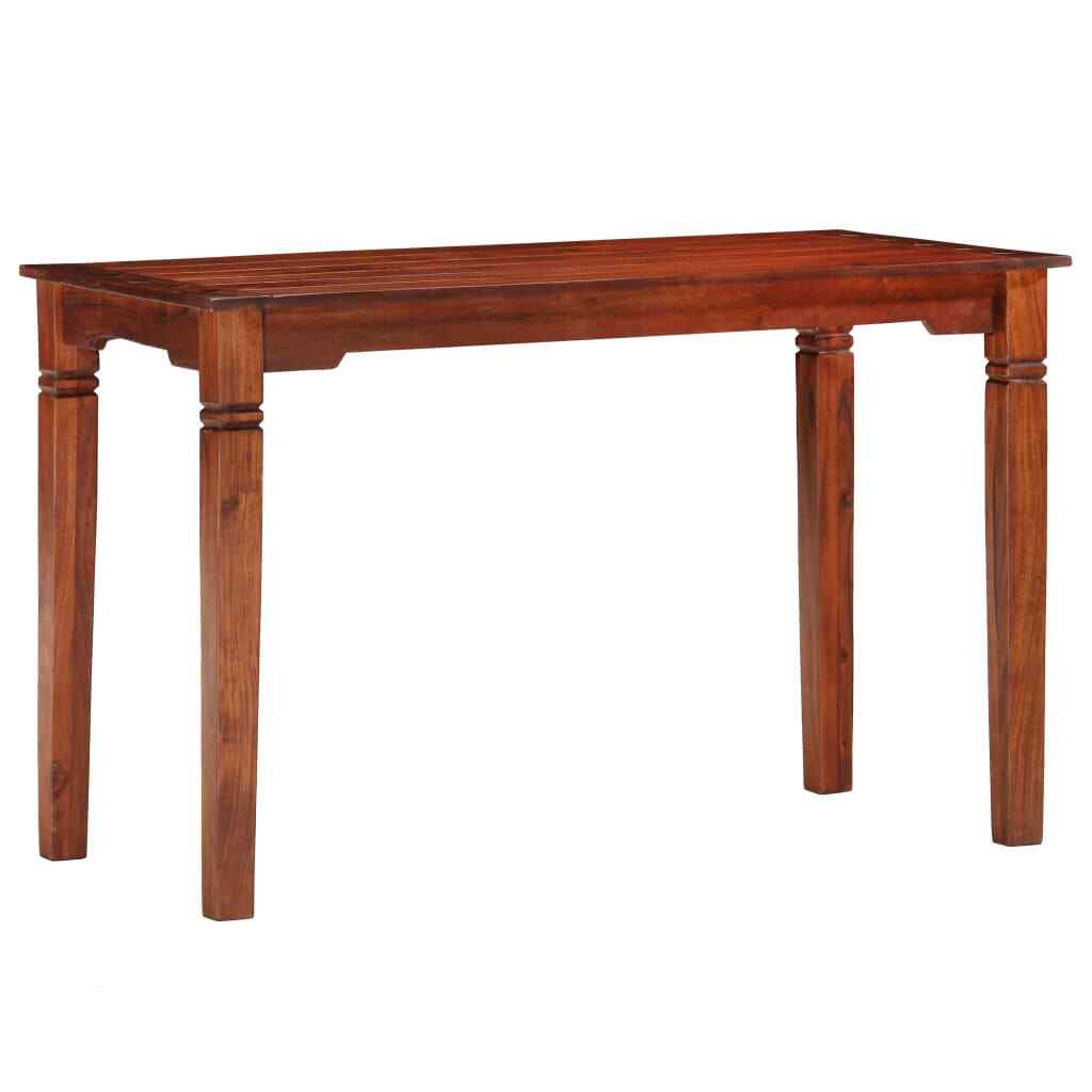 vidaXL Bois d’Acacia Massif Table de Salle à Manger 120x60x76 cm Dîner Cuisine