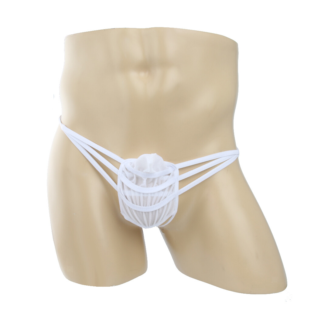 Shorts pour hommes, culottes, bas de string, sous-vêtements, lingerie, blanc Shorts pour hommes, culottes, bas de string, sous-vêtements, lingerie, blanc