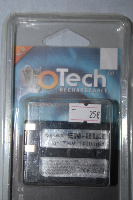 Batterie Pour Appareil Photo OTECH – EN-EL3 3700057305994 Batterie Pour Appareil Photo OTECH – EN-EL3 3700057305994