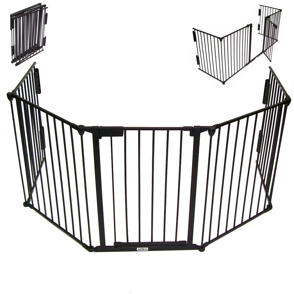 Barrière cheminee de sécurité 55518 pare-feu bébé barrière de protection poêle Barrière cheminee de sécurité 55518 pare-feu bébé barrière de protection poêle