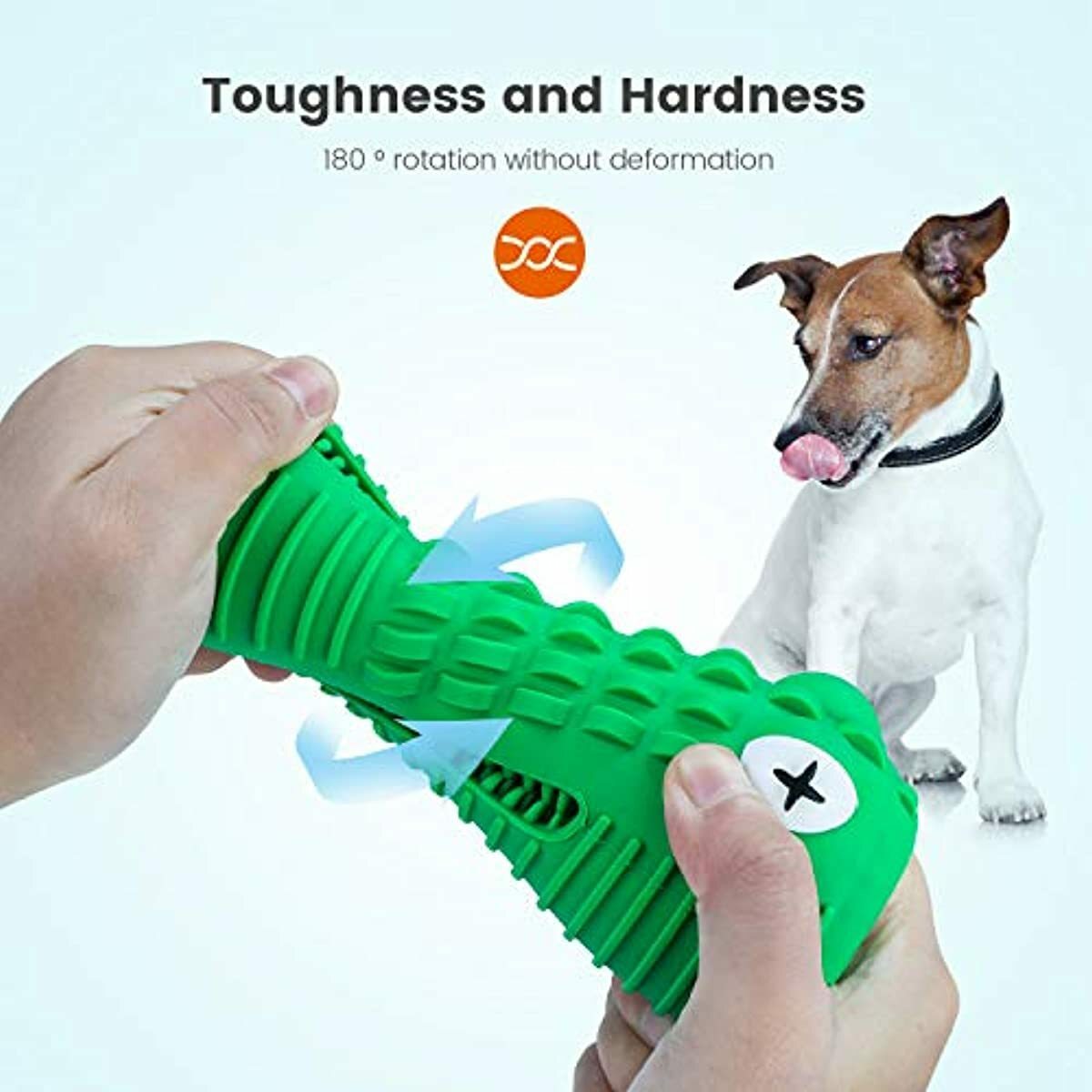 Iokheira Jouets pour Chiens, Jouets Interactifs pour Chiens Brosse à Dents pour