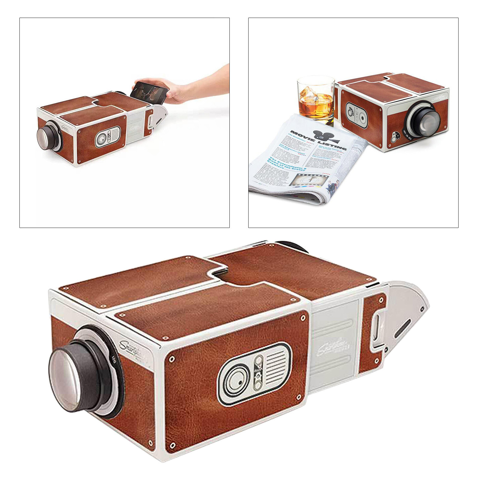 Smartphone Téléphone portable Projecteur TV Écran Amplificateur Mini Home Cin Smartphone Téléphone portable Projecteur TV Écran Amplificateur Mini Home Cin