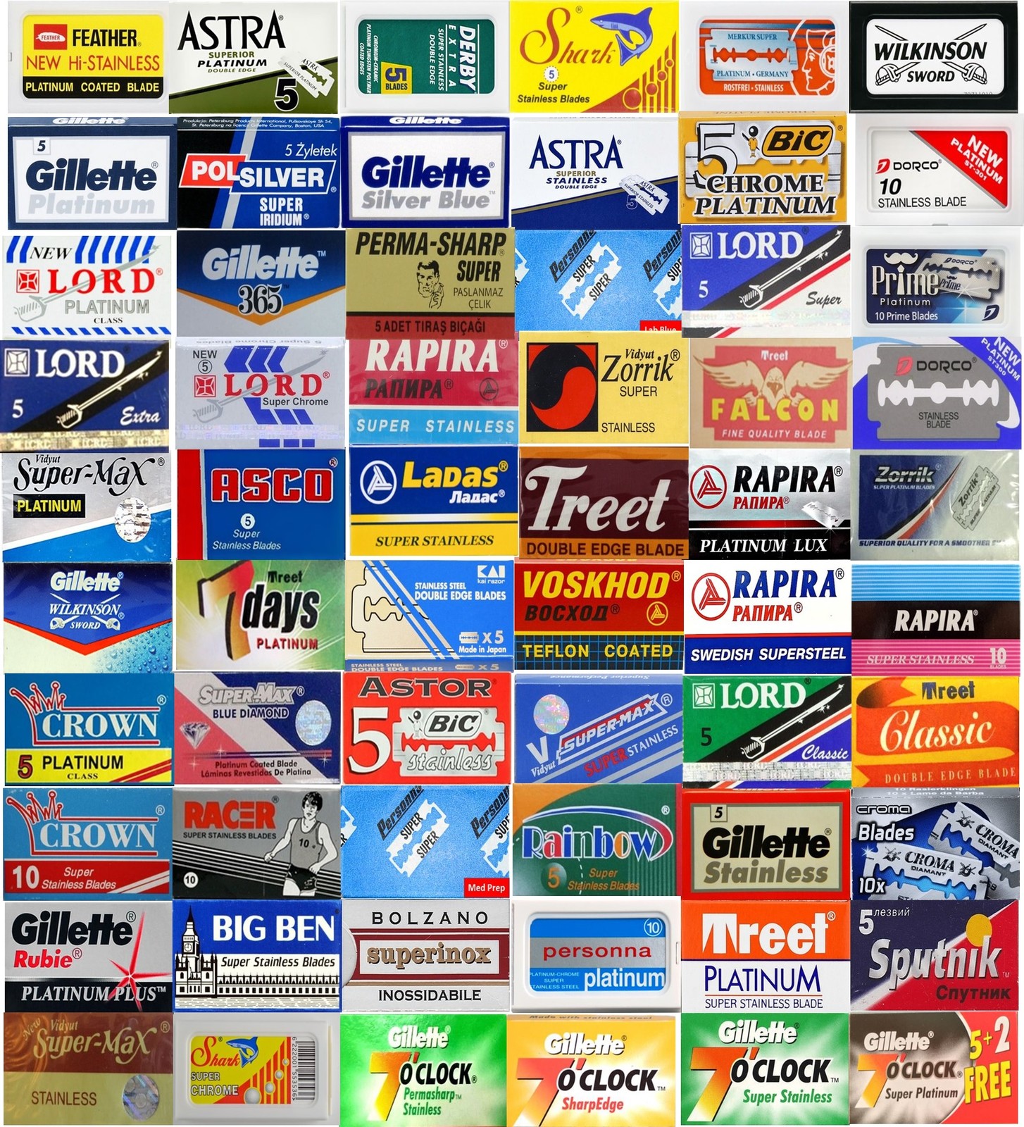 Lames de Rasage Double Tranchant pour Rasoirs de Sécurité CRÉER VOTRE SELECTION Lames de Rasage Double Tranchant pour Rasoirs de Sécurité CRÉER VOTRE SELECTION