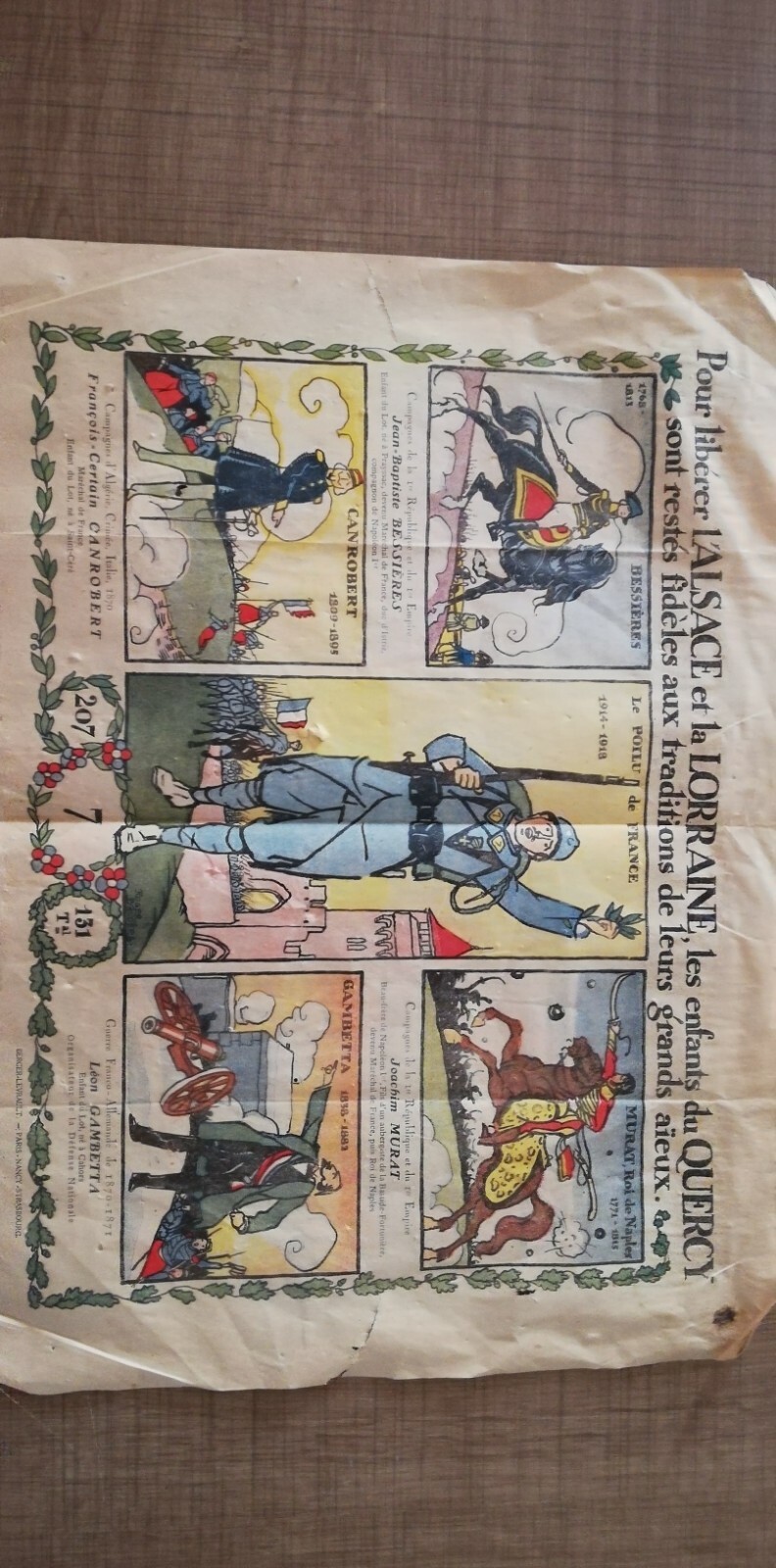 AFFICHES ANCIENNES ENFANTS DU QUERCY 28X37 AFFICHES ANCIENNES ENFANTS DU QUERCY 28X37