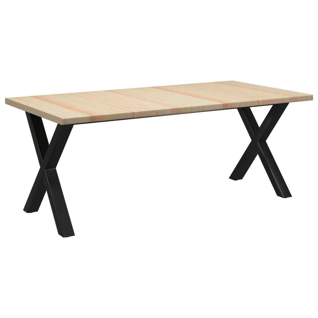 vidaXL Bois de Pin Table de Salle à Manger 200x100x76 cm Dîner Cuisine Repas vidaXL Bois de Pin Table de Salle à Manger 200x100x76 cm Dîner Cuisine Repas