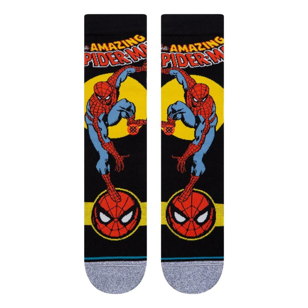 Stance Spider Homme Chapiteau Chaussettes – Noir Neuf