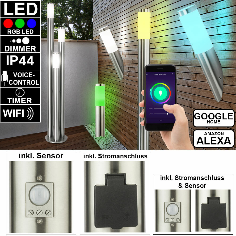LED Extérieur Support de Lampe Smart Accueil Mur Détecteur Alexa Google Dimmer LED Extérieur Support de Lampe Smart Accueil Mur Détecteur Alexa Google Dimmer